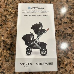 UPPAbaby Lower Car Seat Adapter for Maxi-COSI, Nuna, and Cybex Infant Car Seats